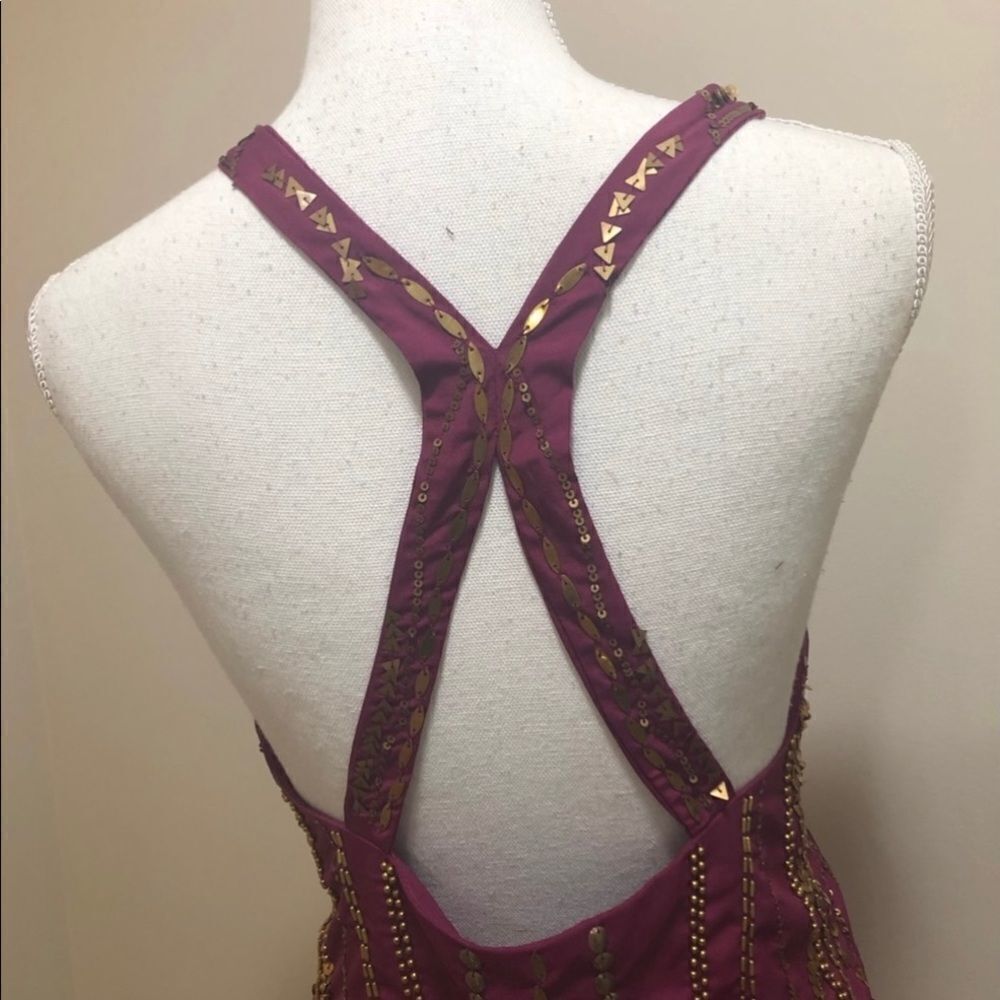 NWT Free People Ella embellished mini dress size M - Picture 3 of 6